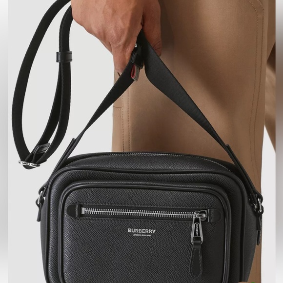 SS22 Burberry Black Leather Crossbody Bag - Picture 8 of 8
